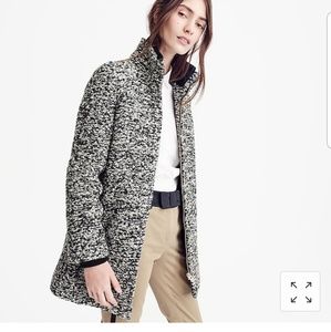 J. Crew Lodge Coat in Speckled Boucle